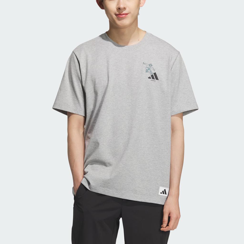 Adidas SS25 Skateboard Sports Loose Fit Crew Neck Short Sleeve T-Shirt Men Tops KC5320