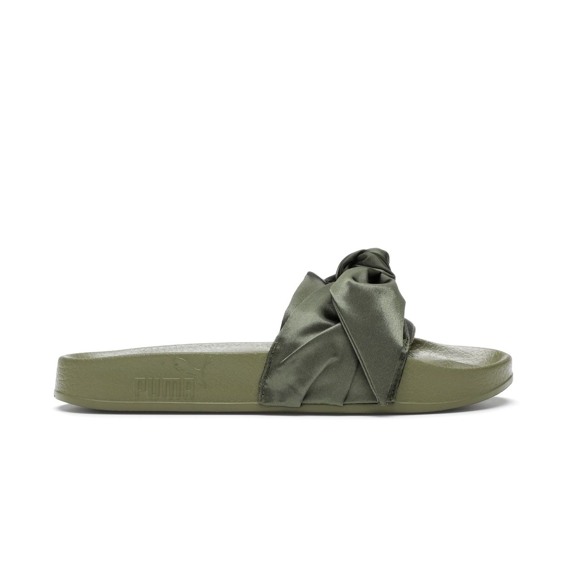 

Puma Fenty x Bow Slide Olive Женские сандалии Green Olive-Branch Puma-Silver 365774-01