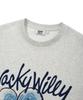 WACKY WILLY Big Lily Sweatshirt Light Gray