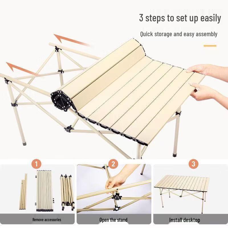 ZISIZ Foldable Camping Table