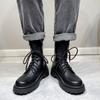 Men's Martin boots 2021 new versatile British style high-top shoes men's winter cotton shoes tooling men's boots 6088-T