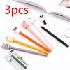 3pcs/lot Cute Pens Cartoon Animal Gel Ink 0.5mm Ballpoint Pen Cat Dog Stationery Office School Supplies  Gel