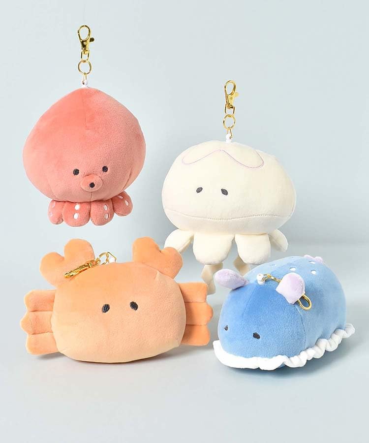 Bleu Bleuet Accent Sea Creatures Reel Pass Case [Bleu Bleuet] (Jellyfish)