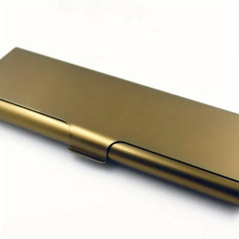 1 PC Metal Aluminum Pencil Case Costom Logo Student Stationery Box Pen Box Pencil Case Gift Box Metal Pencil Box