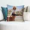 SSabrina CCarpenter Friend Anime Celebrity Merchandise AllMatch Printed Pillow Case Sofa Car Office Room Decoration Protector