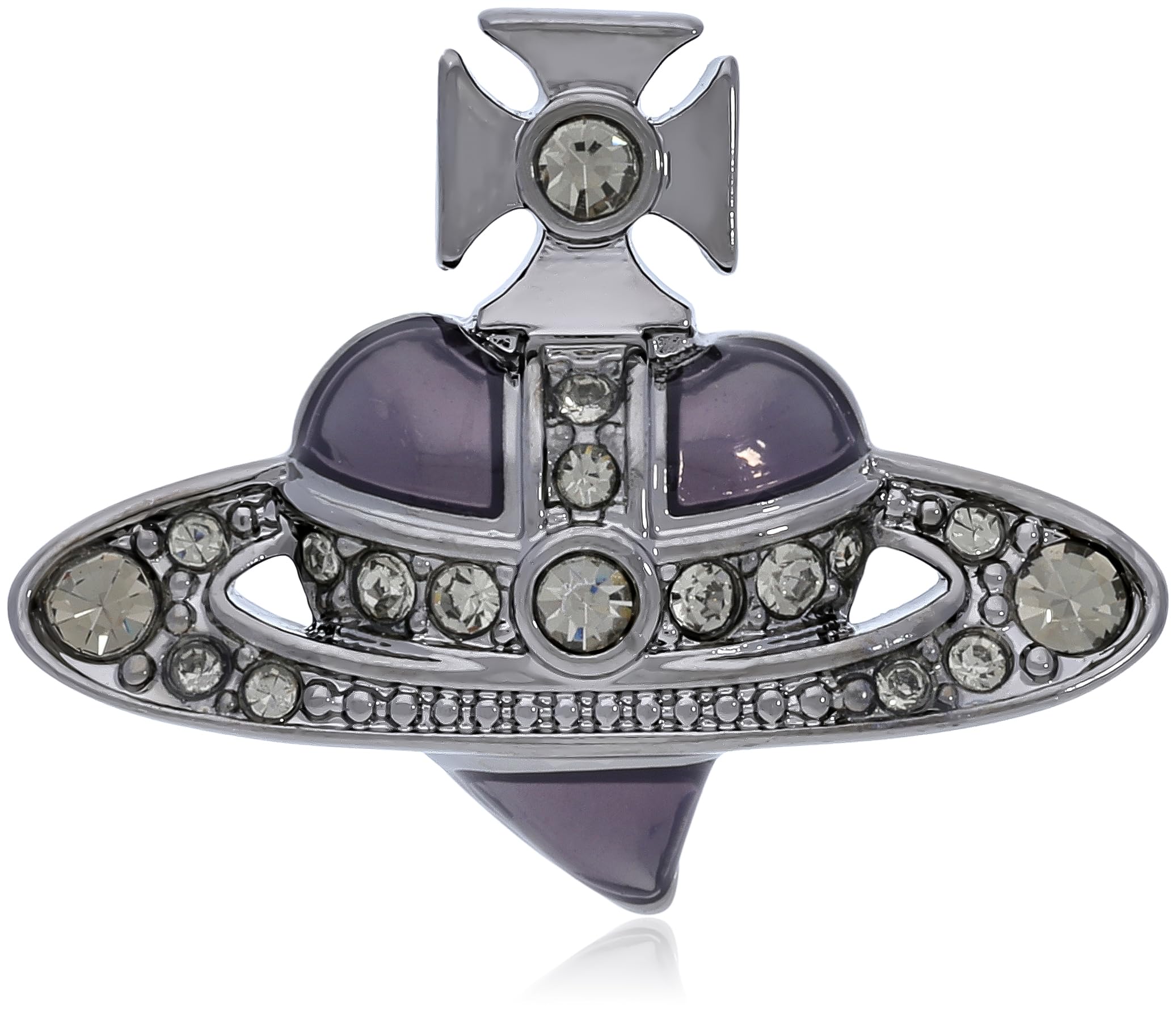 

DIAMANTE HEART Single Earrings Brass [Vivienne Westwood] Men s 6201033R/02S322 [Item]