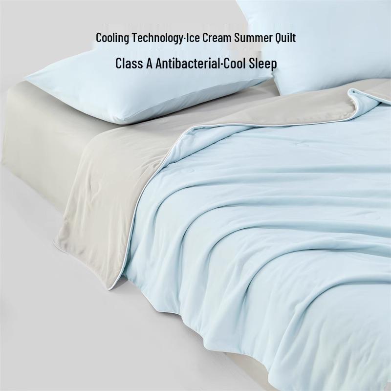 Summer Ice Silk Quilt: Cool & Washable for Mother and Baby