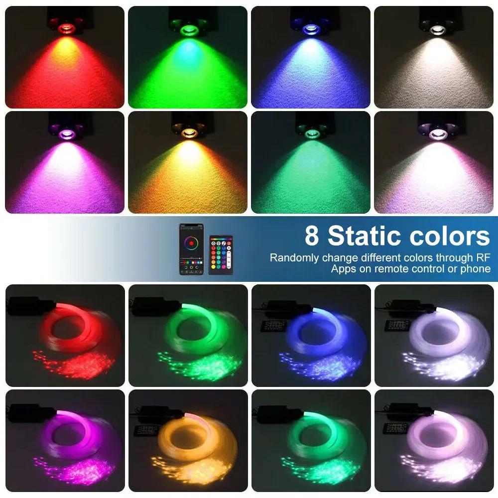 Fiber Optic Star Ceiling Kit APP Music Remote Control 12V Car Roof stars Fiber Optic Starry Sky Ceiling Atmosphere Decorative