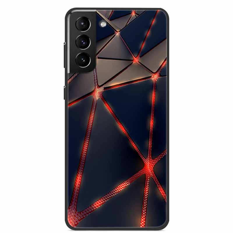 For Samsung S22 Case Wolf Lion Cat Black Silicone Soft Back Cover Case For Samsung Galaxy S21 FE S22 Ultra Phone Case S 22 Funda