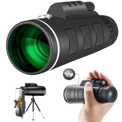 Powerful Telescope Monocular 40X60 with SmartPhone Holder Telescope For Hunting And Camping
