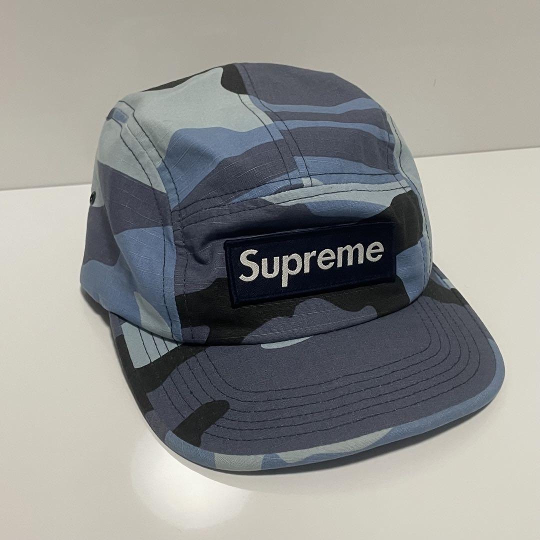 

[USED] Authentic Supreme Cap with Box Logo, Made in USA, Camouflage Pattern