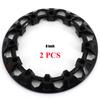 2Pcs 8-inch ATV Wheel Trim Hub Protection Decor Rim Cap Universal Vehicle All Terrain Wheel Plastic Cover Fit 8 Inch Tires