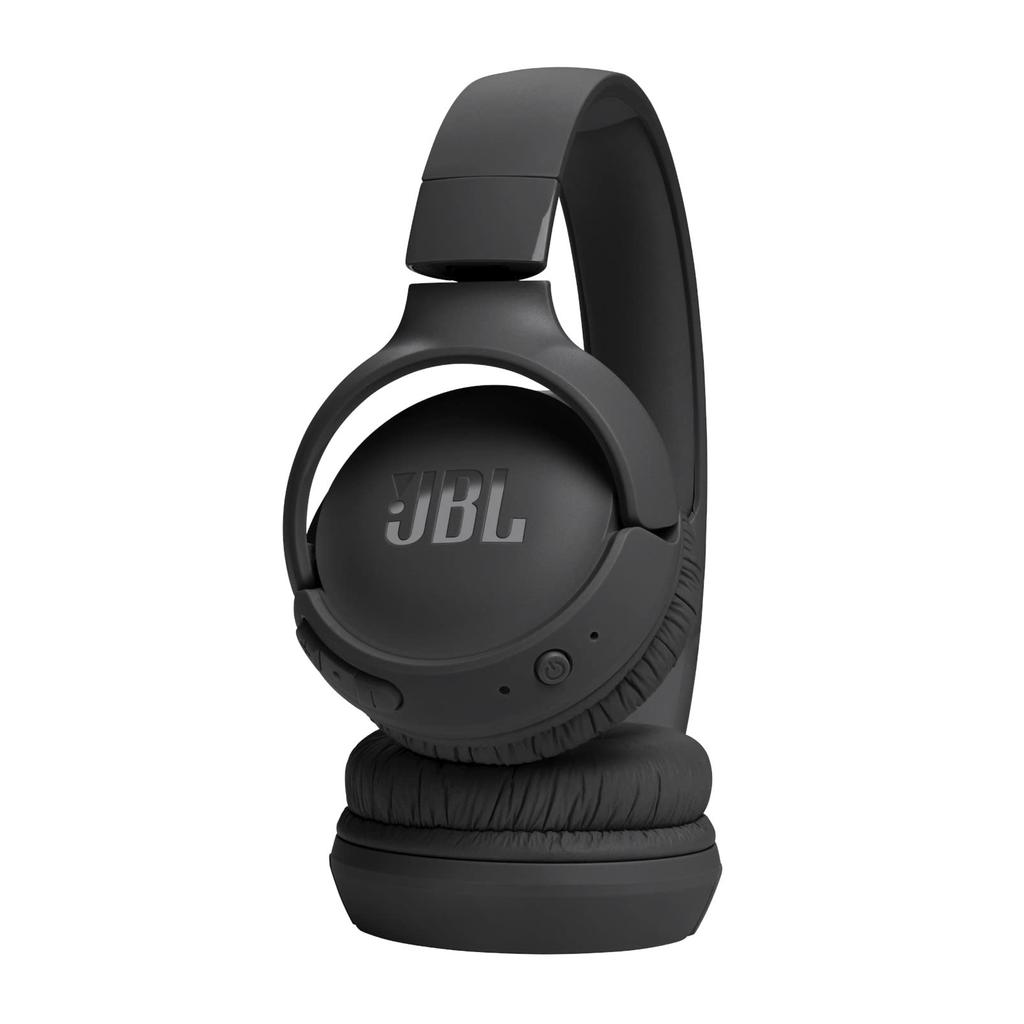JBL TUNE 520BT Wireless On-ear Headphones Bluetooth Closed-back Up to 57 Hours Playback USB Type-C Multipoint JBL App Compatible Black