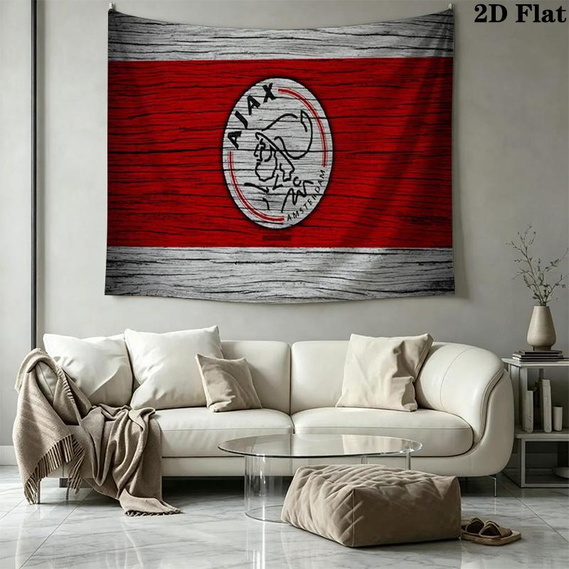 AFC Ajax Wall Tapestry Aesthetic Wall Hanging Printed Fabric Blanket Decorative Tapestries for Bedroom Living Room Home Decor