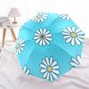1pc Daisy Blue Themed High-quality Umbrella,Automatic Opening and Closing Umbrella,Multi-functional Umbrella G0811044