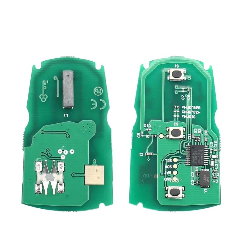 KEYYOU 5PCS Remote Key For BMW CAS3 System 315MHz / 433Mhz / 868Mhz FSK For X5 X6 Z4 1/3/5/7 Series Vehicle Control Smart Key