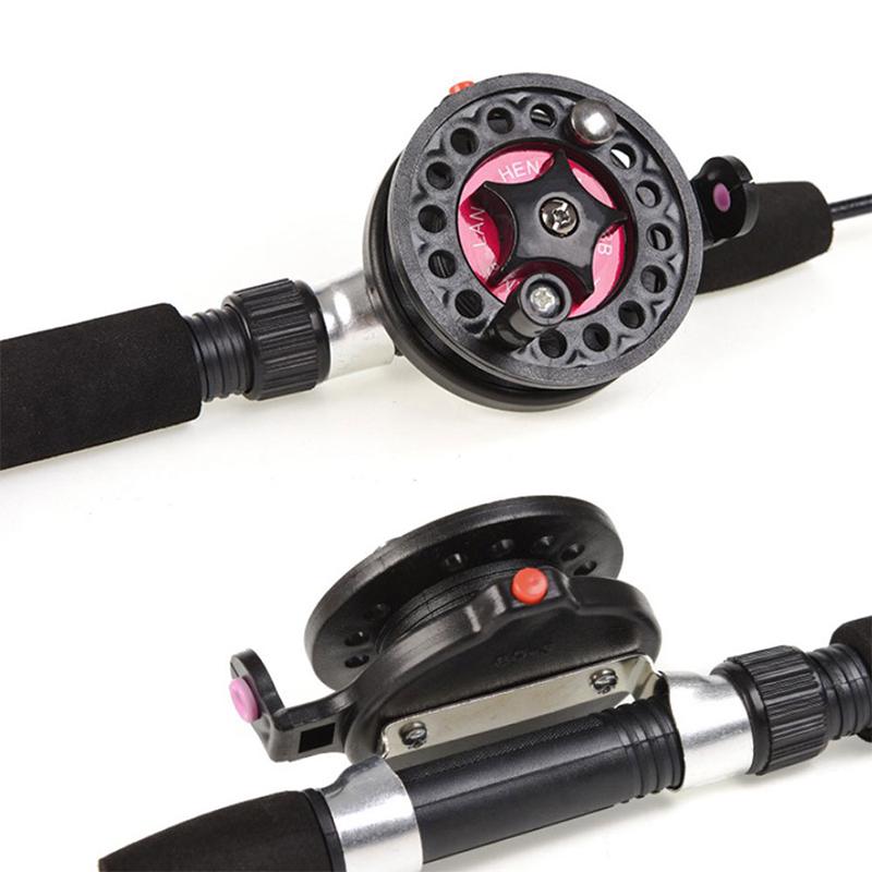 Ice Winter Fishing Rod Reel Kit Mini Telescopic Portable Rod For Ice Fishing