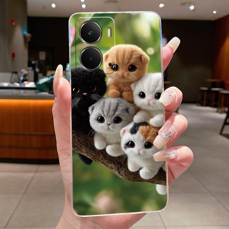 Phone Casing For Realme P3 5G Back Cover Luxury Dragon Cute Cool Boys Girls Flowers Patterns Transparent Soft Silicone TPU Case