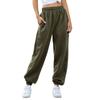 Pantaloni sportivi casual da donna Pantaloni da jogging da corsa solidi Tuta oversize da donna Pantaloni elastici in vita Pantaloni sportivi Pantaloni larghi da salotto