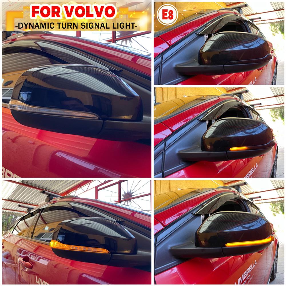 LED Dynamic Turn Signal Light For Volvo V40 CC II V60 S60 2011-2018 S80 V70 III Side Mirror Sequential Blinker Indicator Lamp