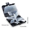 Double Layer Transparents Fishing Baits Organizers with Durability Plastic Construction for Lures Storage