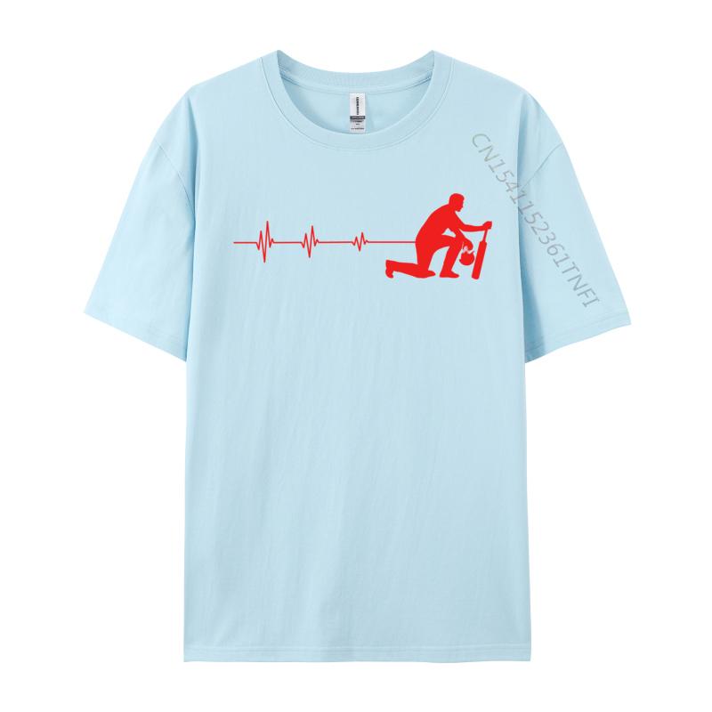 Heartbeat Tshirts Discount Camisa Simple Style Classic Cotton Printed Tops Tees 2024 Brand New Fashion Short Sleeve Tee Shirt