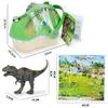 Large Portable, Tyrannosaurus Rex Storage Box Set, Backpack Dinosaur Head Simulation Animal Model Toy.