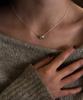 Chalangsi Square Heart Necklace 925 Silver