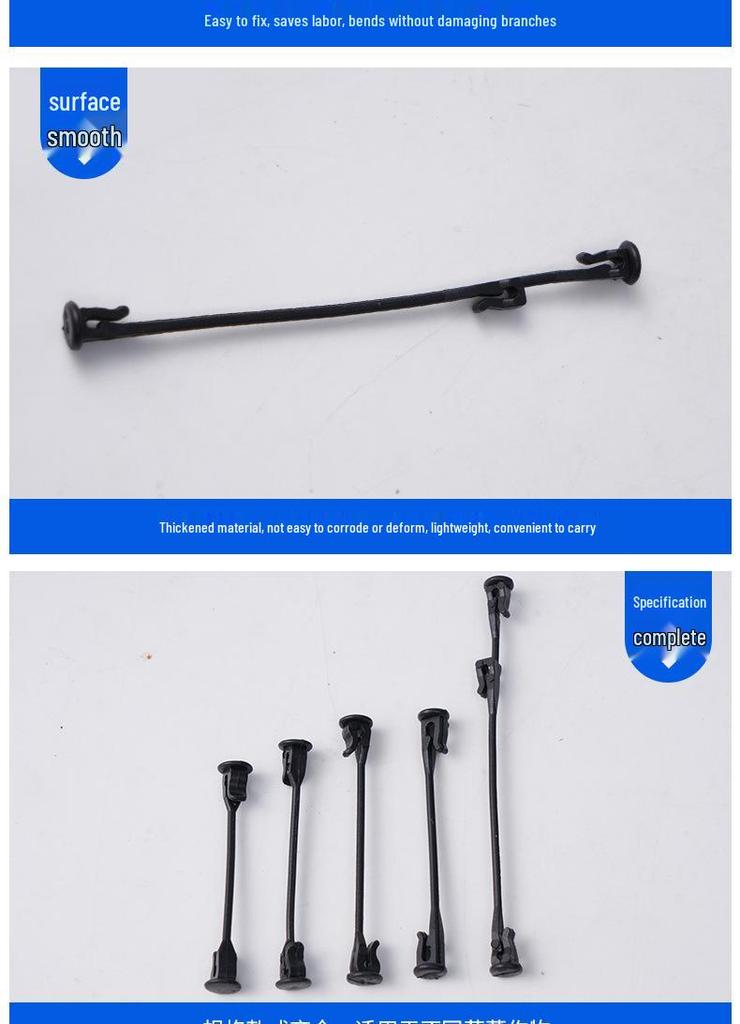 Grape Vine and Orchard Branch Plastic Clips for Labor-Saving Fixing