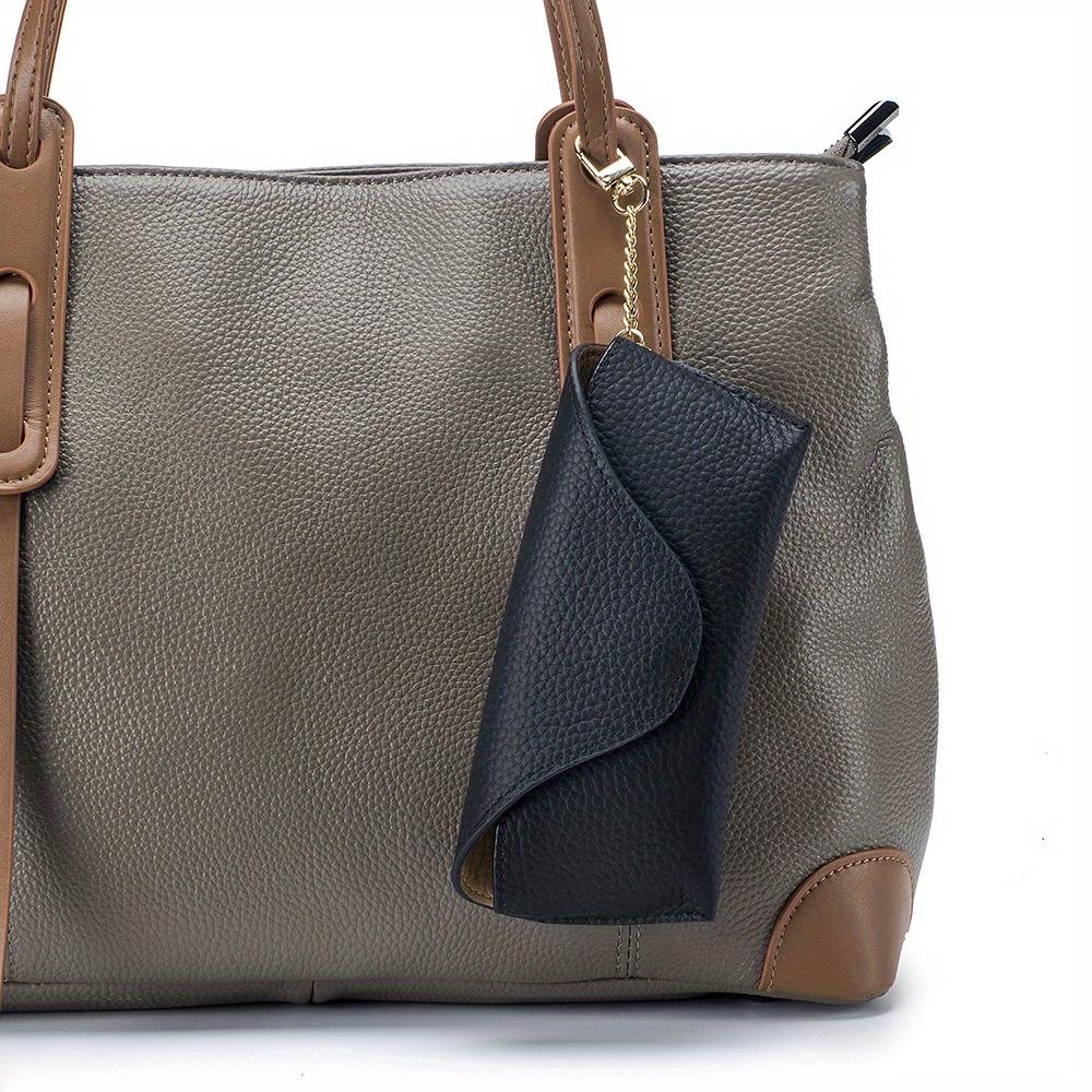 Genuine Leather Reading Glasses Bag Case for Man Women Cowhide Sunglasses Storage Holder Pouch Eyeglasses Box Eyewear Protector