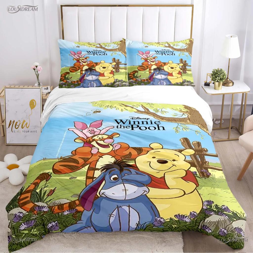 Comforter Winnie The Pooh All Season Comforter Bedding Sets Soft And S Single/Double/Queen/King