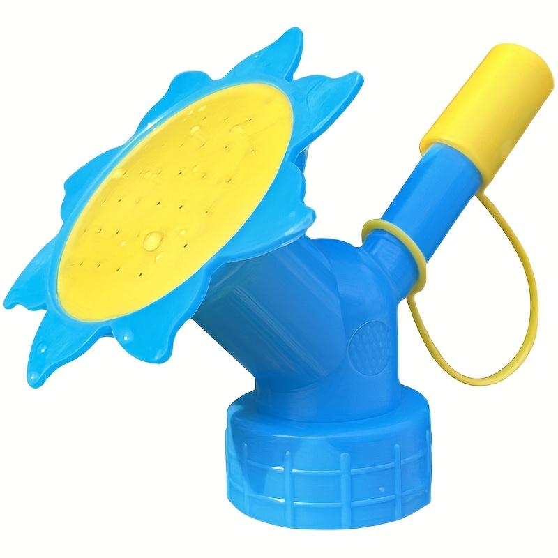 2pcs 2in 1 Watering Nozzle Sun Flower Automatic Watering Waterer Gardening Beverage Bottle Succulent Irrigation Tools 2pcs синий