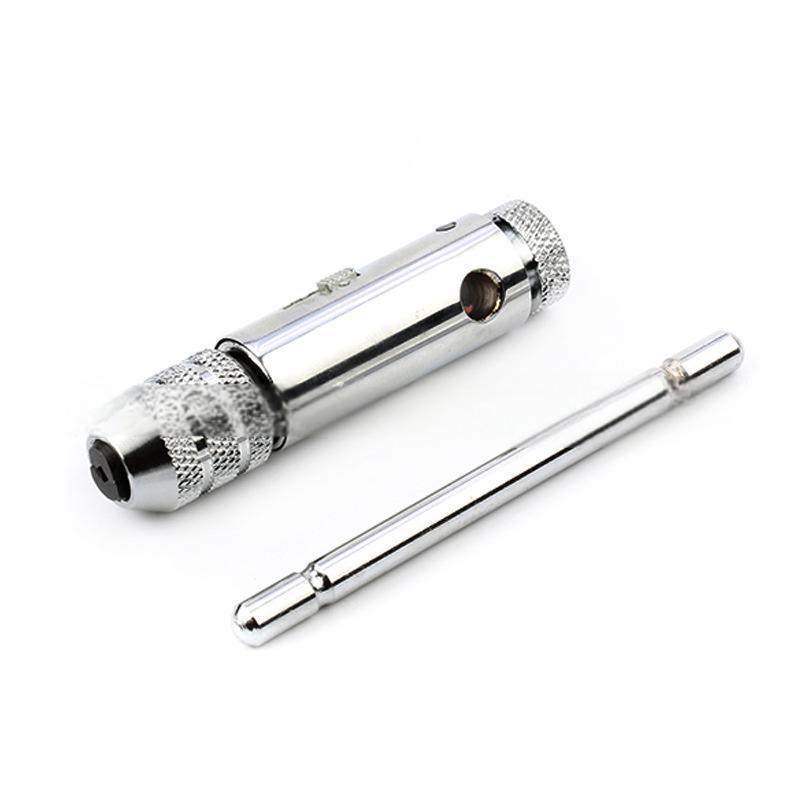 Ratchet Tap Wrench M3-M12: Forward/Reverse Threading with Extended M5-M12 Taps