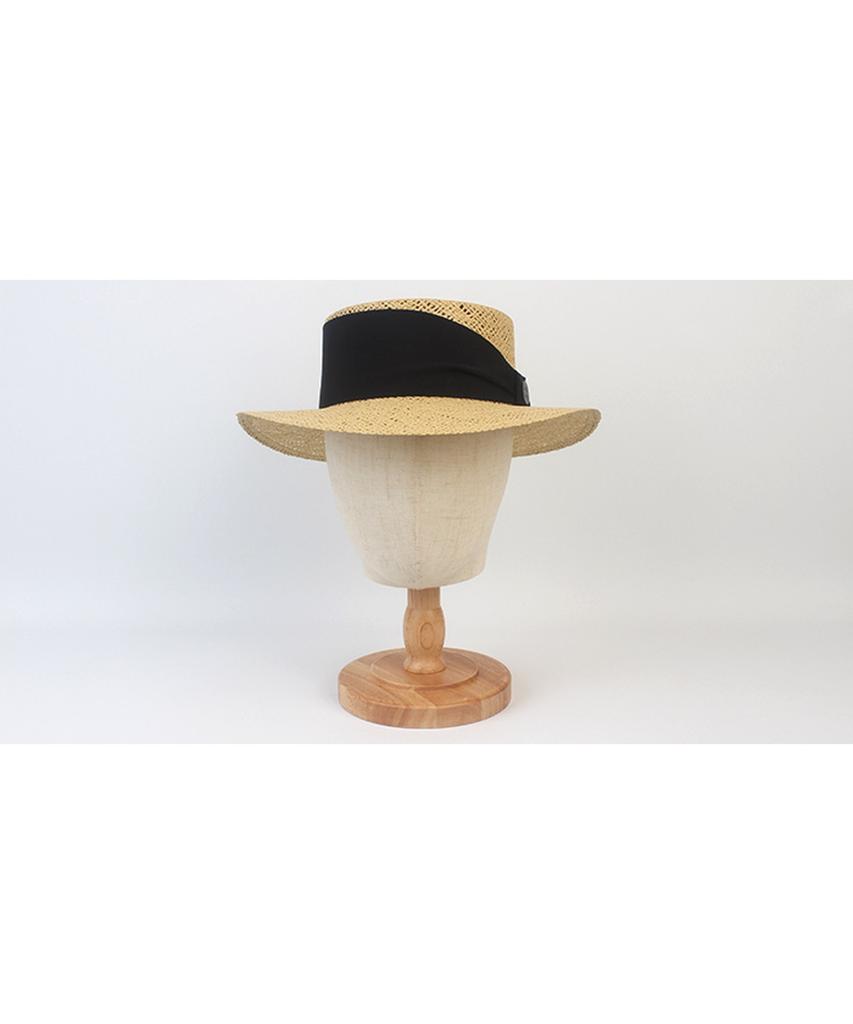 Yunibeosyeolkemiseuteuli Bold Line Beige Panama Hat Panama Hat