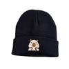 Fashion Knitted Hat With Capybara Embroidery Design Suitable For Daily Use
