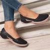 2024 Dámské Podzimní Nový Styl Módní Kulatá Špička Plochá Protiskluzová Dámská Obuv Ležérní Mělká Obuv Nazouvací Obuv pro Ženy Matky