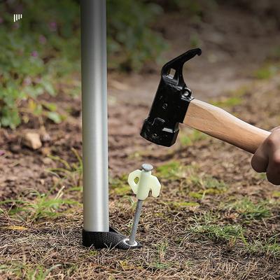 8pcs Outdoor Canopy Pole Fixing Buckle Camping Fishing Pole Holder Tent Awning Accessories Webbing