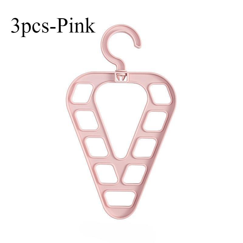 1/2/3Pcs 9-Hole Magic Clothes Hanger Closet Organizer Space Saving Multi-function Drying Racks Wardrobe Scarf Storage