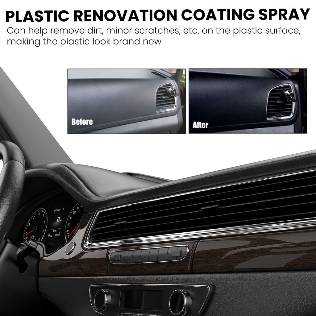 Homonth Automotive Kunststoff-Renovierungsspray für Innenraumsitz- und Dekorreinigung