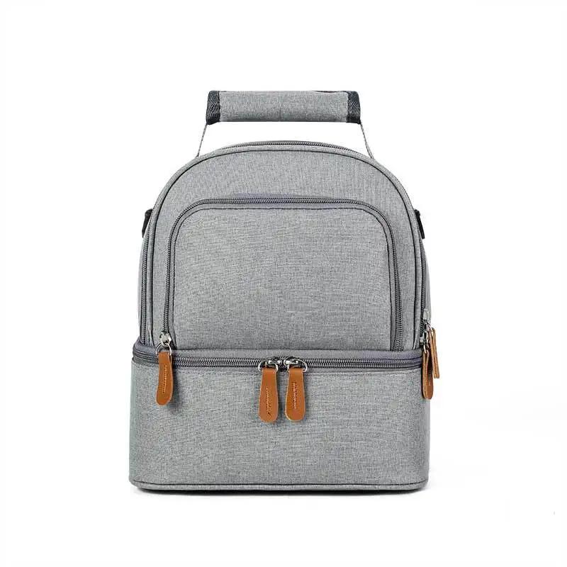 

Outdoor Travel Picnic School Food Lunch Bag Insulated Backpack Lunch Box Bags Fresh Cooler Breast Milk Fresh-keeping Handbag