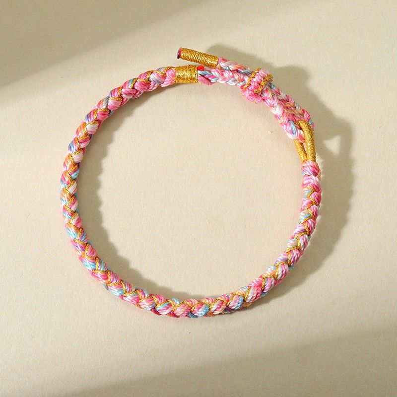 

2025 год Змеи Новое поступление Змея Дракон Ремешок для переноски Фестиваль лодок-драконов Ручной работы Маленький дракон Цветной веревочный браслет Подарки для мужчин и женщин Snake-like Dragon Scale Rope (Powder)