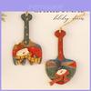 Creative Wooden Christmas Tree Decorations With Cartoon Style For Holiday Scene Decor