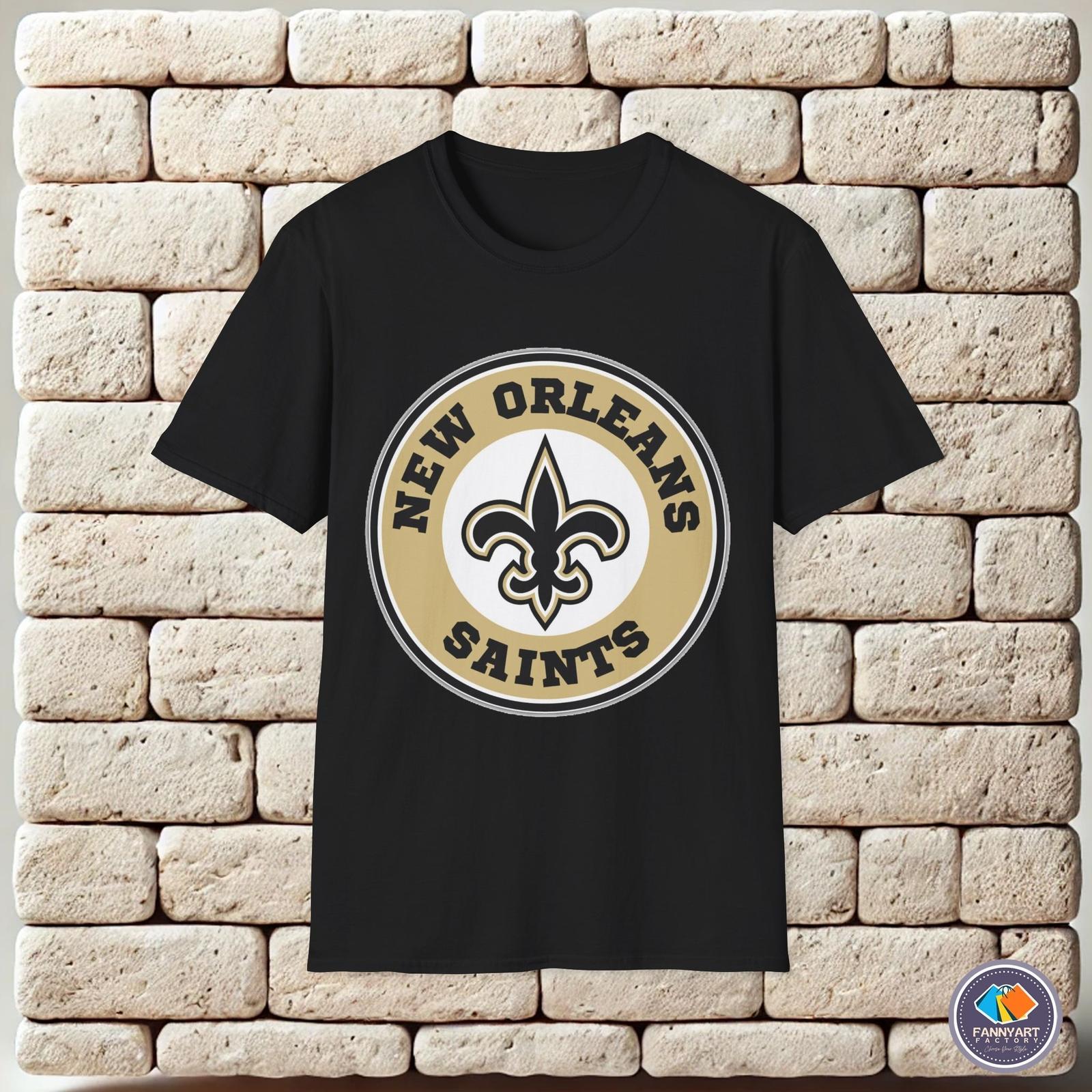New Orleans Saints American Football Club Logo Unisex T-Shirt S