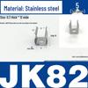Stainless Steel Spring Clip: Metal Crimp, Wire Baffle, Pipe Holder, Conductive Manganese.