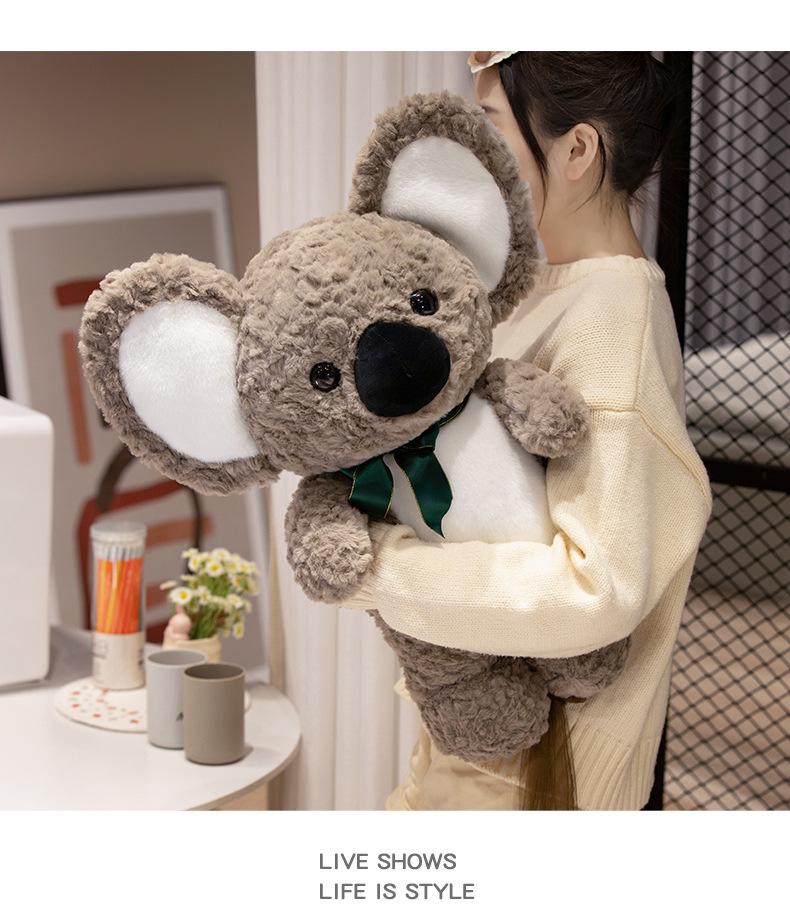 Large Adorable Koala Plush Toy - Sloth Doll Sleeping Hug Pillow for Girls