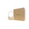 Coach Borsa a tracolla in pelle Swinger 20 con cerniera e stampa floreale Piccola borsa da donna Beige CH824-B4RHR