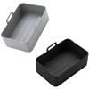 Thickened Silicone Air Fryer Mat and Deep Baking Pan