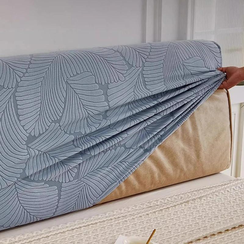 Solid-color Elastic Headboard Cover All-inclusive Headboard Cover Bedroom Dust-proof Cover Backrest Protection Sleeve