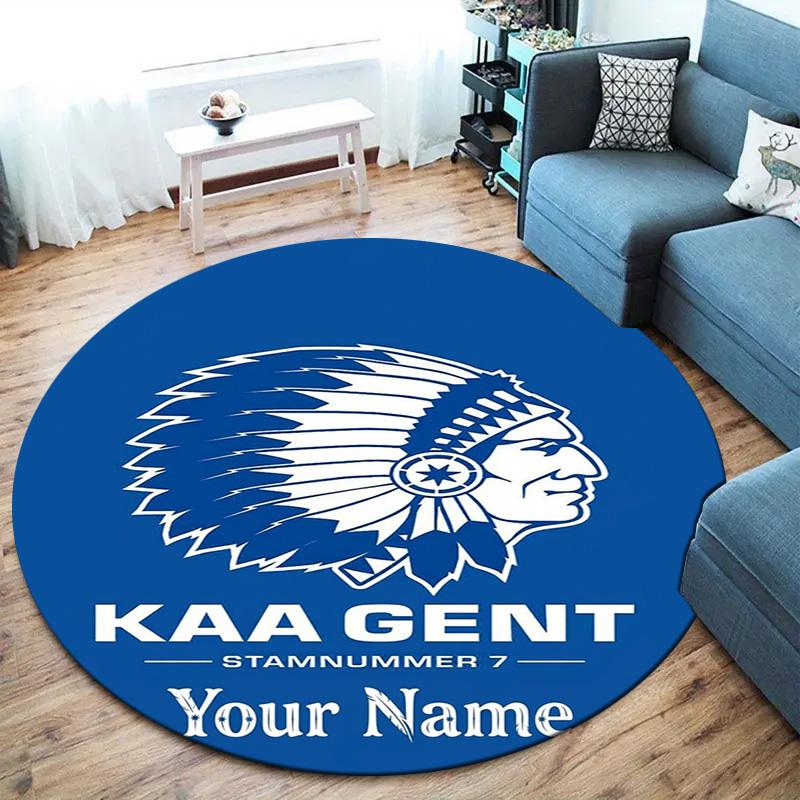 Chief S Pride Custom Name Round Area Rug Carpet Rug For Living Room Bedroom Sofa Playroom Decor Nonslip Floor Mat