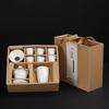 Mutton Fat Jade Dehua White Porcelain Gongfu Tea Set